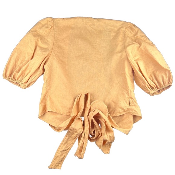 Charlie Holiday Orange Saint Wrap Women’s Sz 4 - Picture 4 of 5